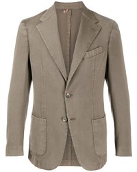 Мужской светло-коричневый пиджак от Dell'oglio