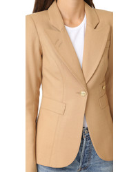 Женский светло-коричневый пиджак от Smythe