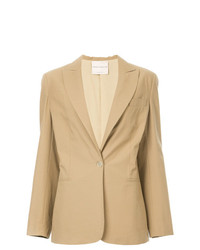 Женский светло-коричневый пиджак от Erika Cavallini