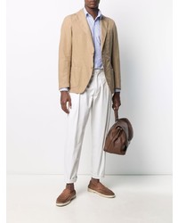 Мужской светло-коричневый пиджак от Altea