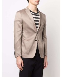 Мужской светло-коричневый пиджак от Tonello