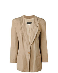 Женский светло-коричневый пиджак от Giorgio Armani Vintage