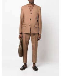 Мужской светло-коричневый пиджак от Nanushka