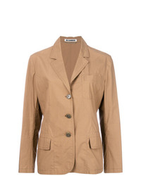 Женский светло-коричневый пиджак от Jil Sander Vintage
