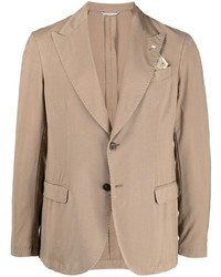 Мужской светло-коричневый пиджак от Manuel Ritz