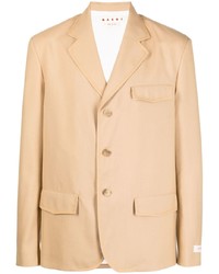 Мужской светло-коричневый пиджак от Marni