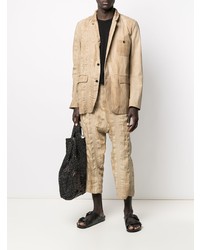 Мужской светло-коричневый пиджак от Uma Wang