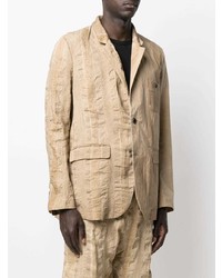 Мужской светло-коричневый пиджак от Uma Wang