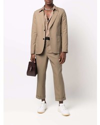 Мужской светло-коричневый пиджак от Ami Paris