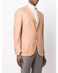 Мужской светло-коричневый пиджак от Luigi Bianchi Mantova