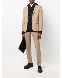 Мужской светло-коричневый пиджак от Sandro