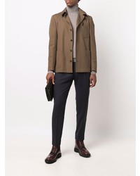 Мужской светло-коричневый пиджак от Dell'oglio