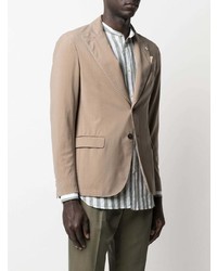Мужской светло-коричневый пиджак от Manuel Ritz