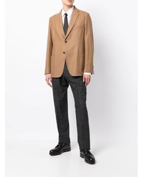 Мужской светло-коричневый пиджак от Brioni