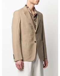 Мужской светло-коричневый пиджак от Lanvin