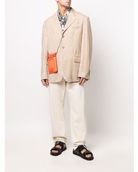 Мужской светло-коричневый пиджак от MSGM