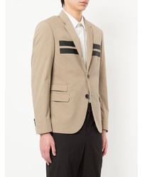 Мужской светло-коричневый пиджак от Neil Barrett