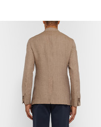 Мужской светло-коричневый пиджак от Caruso