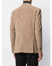 Мужской светло-коричневый пиджак от Dell'oglio