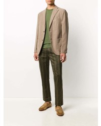 Мужской светло-коричневый пиджак от Boglioli