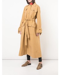 Женский светло-коричневый плащ от Rejina Pyo