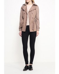 Женский светло-коричневый плащ от B.Style