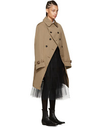 Женский светло-коричневый плащ от Junya Watanabe