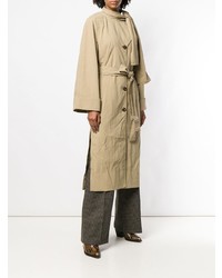 Женский светло-коричневый плащ от Rejina Pyo