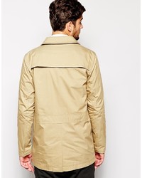 Мужской светло-коричневый плащ от Asos