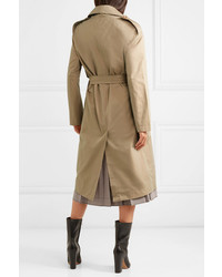 Женский светло-коричневый плащ от Maje