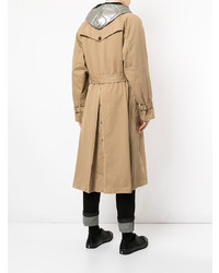 Мужской светло-коричневый плащ от 08sircus