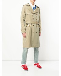 Мужской светло-коричневый плащ от Doublet