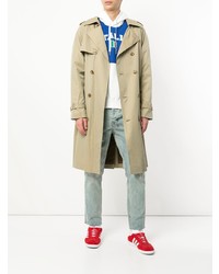 Мужской светло-коричневый плащ от Doublet