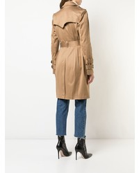 Женский светло-коричневый плащ от Balmain