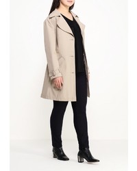 Женский светло-коричневый плащ от Fiorella Rubino
