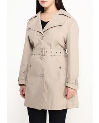 Женский светло-коричневый плащ от Fiorella Rubino