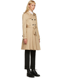 Женский светло-коричневый плащ от Thom Browne