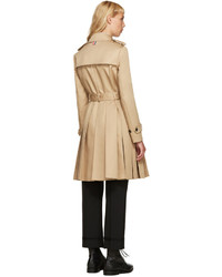 Женский светло-коричневый плащ от Thom Browne