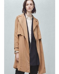 Женский светло-коричневый плащ от Mango