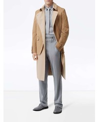 Мужской светло-коричневый плащ от Burberry