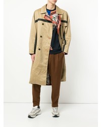 Мужской светло-коричневый плащ от Yoshiokubo