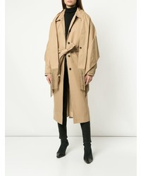 Женский светло-коричневый плащ от Sjyp