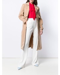 Женский светло-коричневый плащ от Elisabetta Franchi