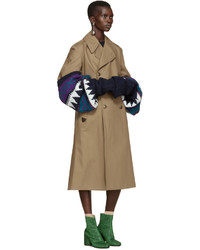 Женский светло-коричневый плащ от Maison Margiela