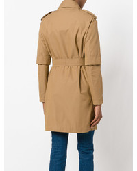 Женский светло-коричневый плащ от Herno