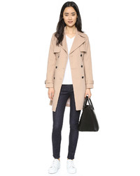 Женский светло-коричневый плащ от Club Monaco