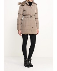 Женский светло-коричневый пуховик от Adrixx