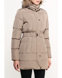 Женский светло-коричневый пуховик от Adrixx