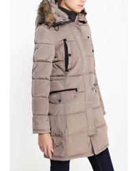 Женский светло-коричневый пуховик от Baon