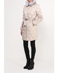 Женский светло-коричневый пуховик от Baon